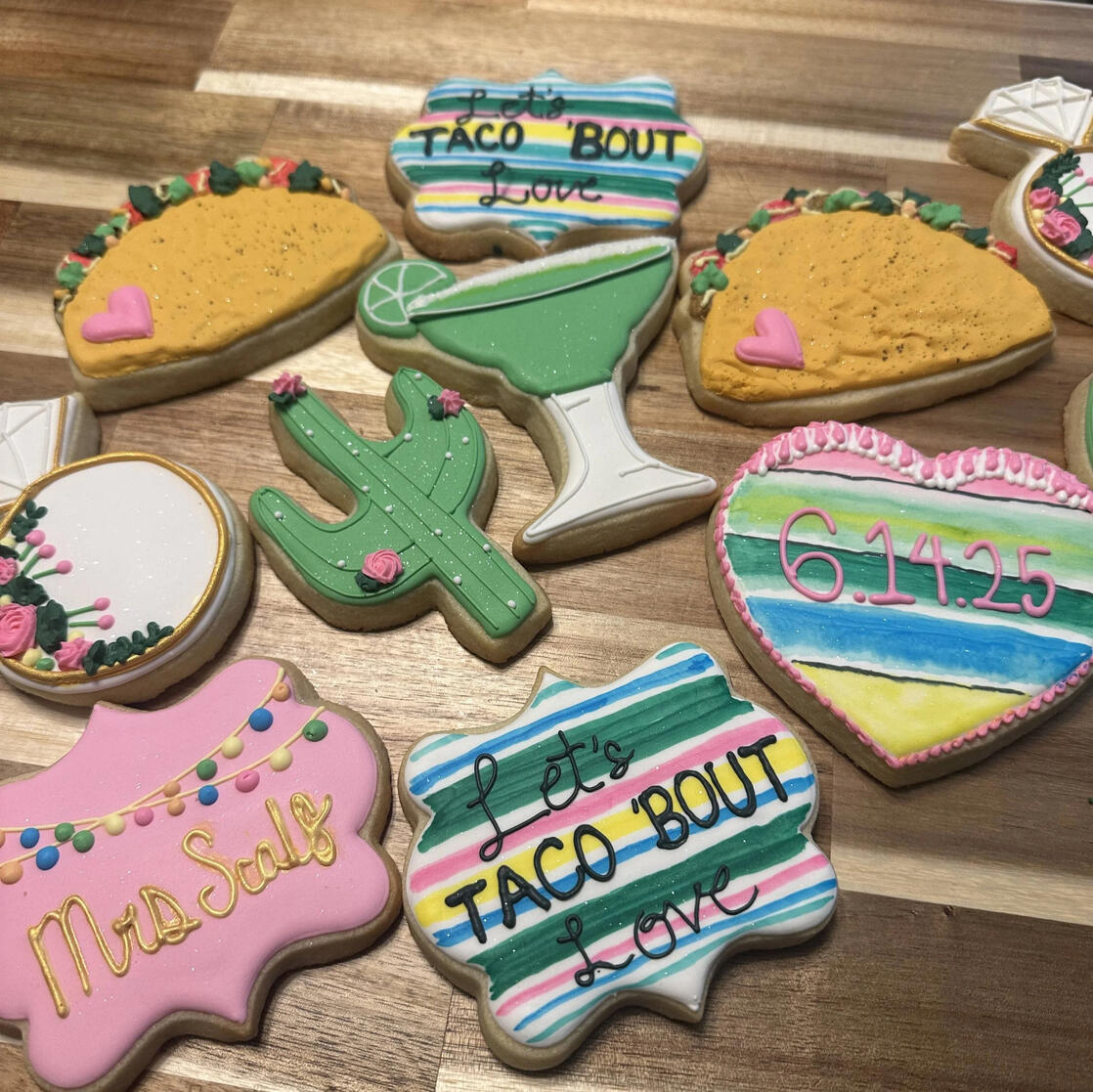 Lets Taco Bout Love Cookies Lets Taco Bout Love Cookies
